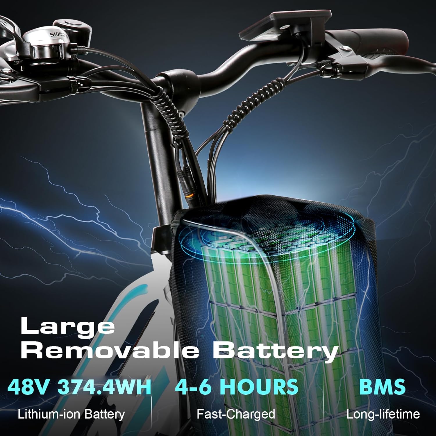 VIVI MT26GUL Electric Bike Rambler Electric Commuter Bike SGS Certified to UL2849