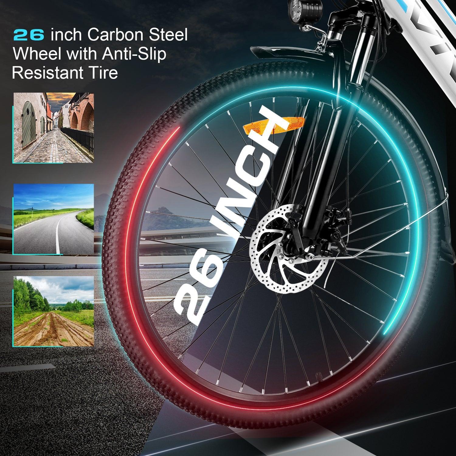 VIVI MT26GUL Electric Bike Rambler Electric Commuter Bike SGS Certified to UL2849