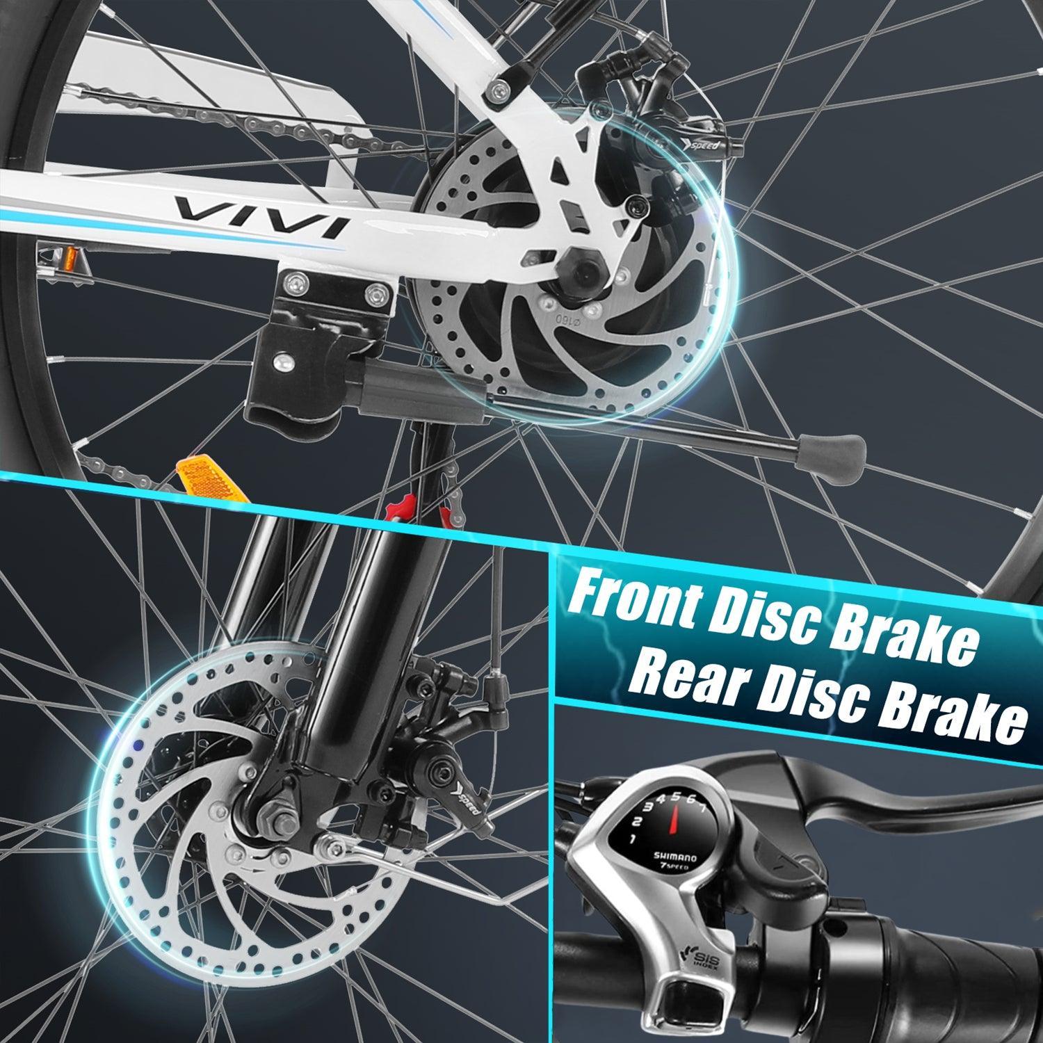 VIVI MT26GUL Electric Bike Rambler Electric Commuter Bike SGS Certified to UL2849