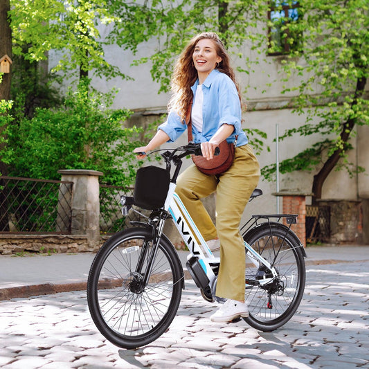 VIVI MT26GUL Step-Through Urban Rambler Electric Bike UL2849 Certified