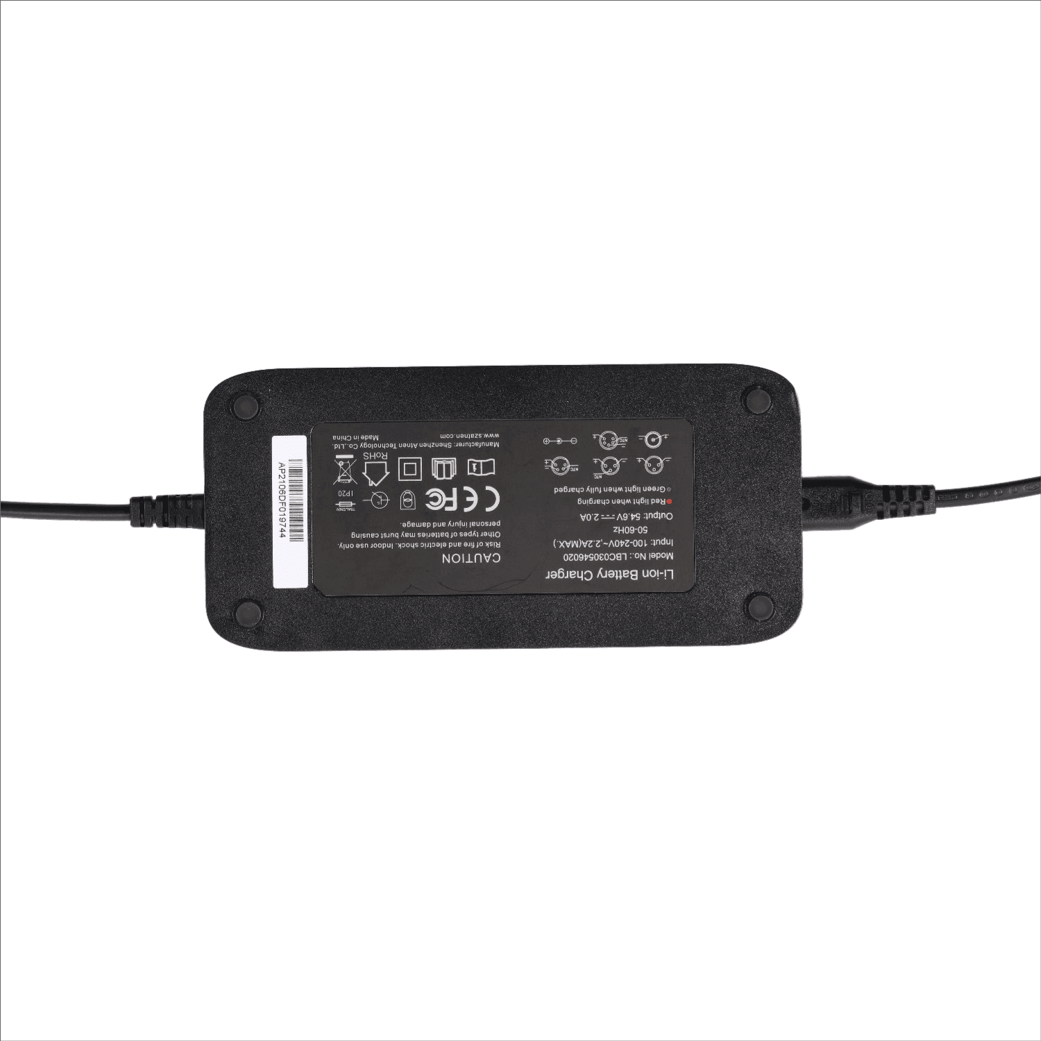 VIVI SPA Series Bike 54.6V Charger For 48V Battery