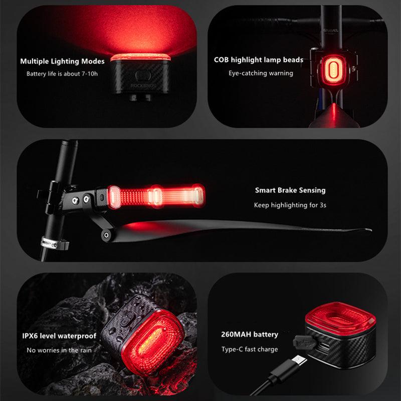 VIVI Bike Smart Tail Light Night Riding Rear Lights