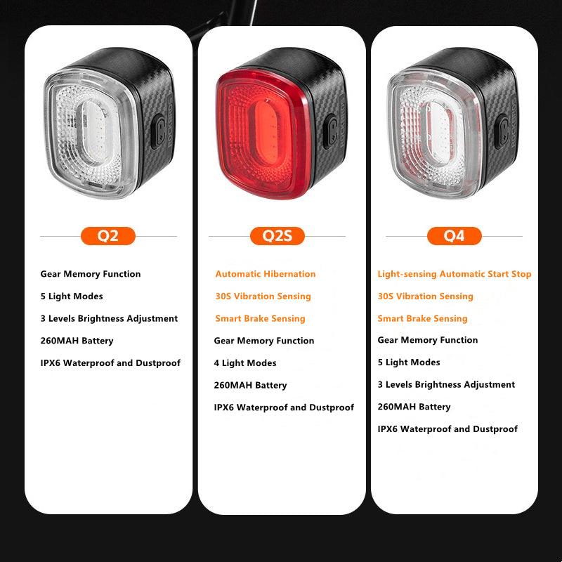 VIVI Bike Smart Tail Light Night Riding Rear Lights